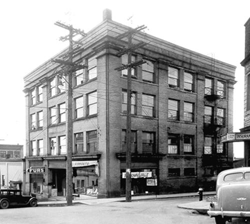 Exterior view of the Cliff Block, nd