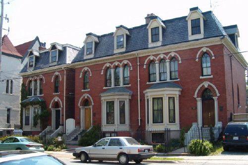 Perspective of the West-Webster, West-Osler and West-Buley Houses, Halifax, 2004.; Heritage Division, Nova Scotia Department of Tourism, Culture and Heritage, 2004