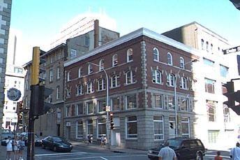 Front and side elevations, People's Bank Building, Halifax, Nova Scotia, 2000.; HRM Planning and Development Services, Heritage Property Program, 2000.