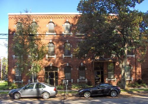Showing west elevation - 124 Prince on the left; City of Charlottetown, Natalie Munn, 2005