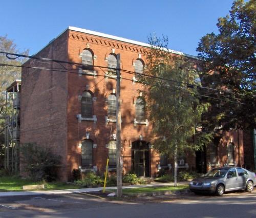 Showing north west elevation - 124 Prince in the foreground; City of Charlottetown, Natalie Munn, 2005