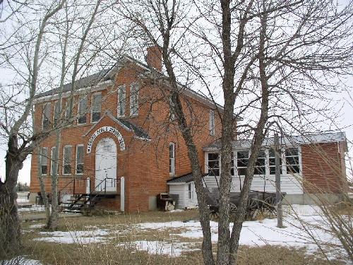 Detailed view of 1960 addition, 2003.; Government of Saskatchewan, Jennifer Bisson, 2003.