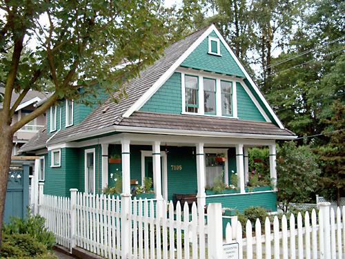 Exterior view of the Patterson House; City of Burnaby, 2004