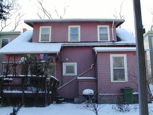 Rear elevation, James Rose House, Halifax, Nova Scotia, 2003.; HRM Planning and Development Services, Heritage Property Program, 2003.