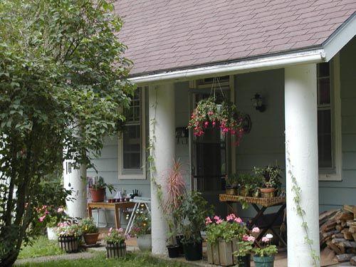 Sir Sandford Fleming Cottage, porch detail, 2004; Halifax Regional Municipality, 2004