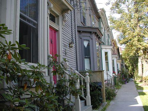 Looking down Smith Victorian Streetscape from Barrington Street, Halifax, Nova Scotia, 2005.; Heritage Division, NS Dept. of Tourism, Culture and Heritage, 2005.