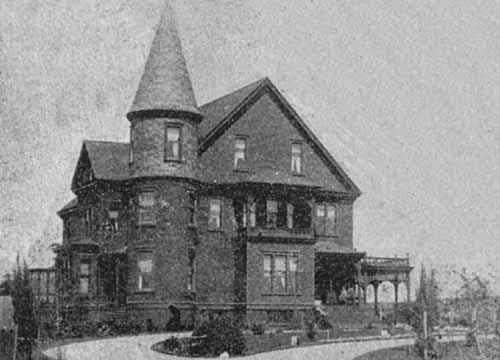 Exterior vew of 617 Battery Street, c. 1891; City of Victoria Archives, 1984