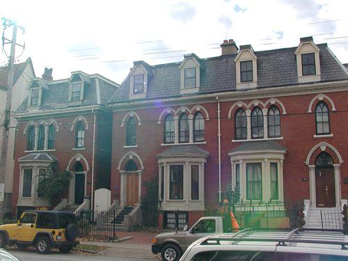 Street Elevation,Universalist Church (right section of townhouse), Halifax, Nova Scotia, 2005.; HRM Planning and Development Services, Heritage Property Program, 2005.