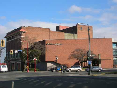 Exterior view of McPherson Playhouse; City of Victoria, Berdine J. Jonker, 2005.