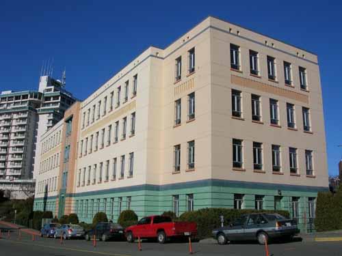Exterior view of the BC Power Commission; City of Victoria, Berdine J. Jonker, 2005.