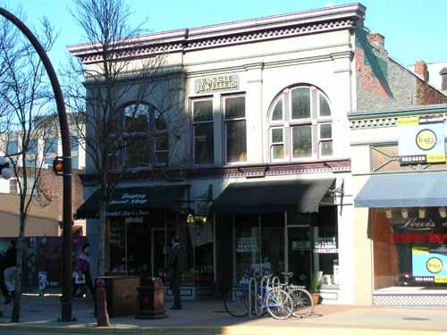 Exterior view of Hanna's Undertaking Parlour