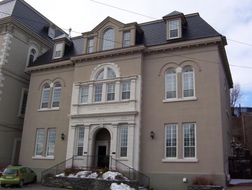Exterior photo of O'Donel Memorial Hall located on Queen's Road, St. John's.  Photo taken 2004.; HFNL/ Deborah O'Rielly 2005.