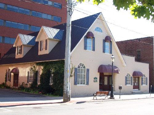 120 Carleton Street, showing dormer windows on north side of building; City of Fredericton 2004