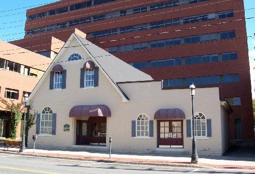 120 Carleton Street, south side view showing roof lines; City of Fredericton 2004