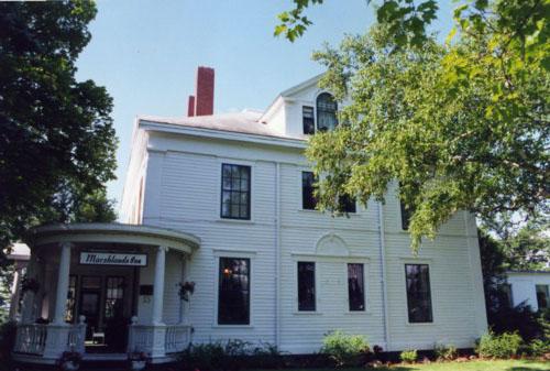 Marshlands Inn from Bridge Street; Town of Sackville 