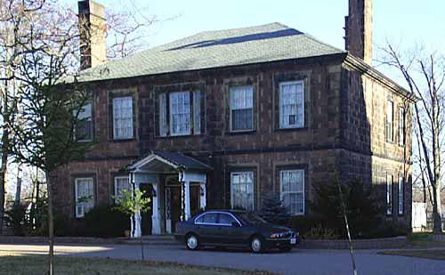 Closer view of front features; Town of Sackville