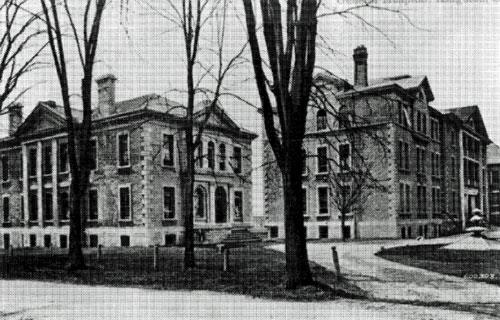View of east and north elevations.; Parks Canada