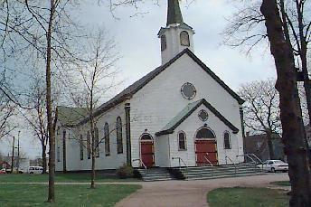 Christ Church, view of the church from Wentworth Street, Dartmouth, Nova Scotia, 1997.; HRM Planning and Development Services, Heritage Property Program, 1997.