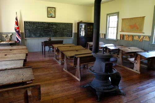 Showing interior of school; Province of PEI, Brian Simpson, 2005