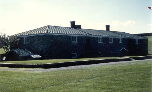 General view of tha Navy Hall, showing two façades.; ORO, n.d.