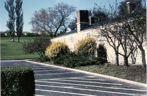 General view of a Navy Hall façade.; Canadian Parks Services, Ontario Regional Office, n.d.