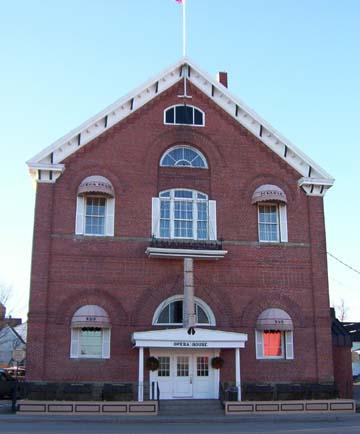 The Opera House, front elevation, 2004.; City of Miramichi