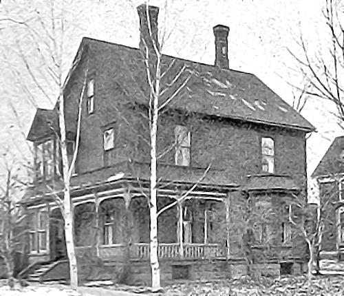 This c1915 image from "Moncton: City of Opportunity" identifies 86 Botsford St. as the residence of J. E. Masters.; Moncton Museum