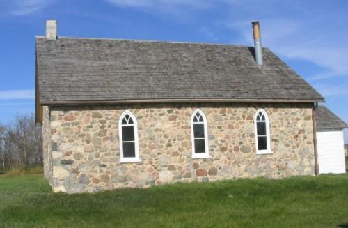 Side view of the church,; Government of Saskatchewan, J. Kasperski, 2005.