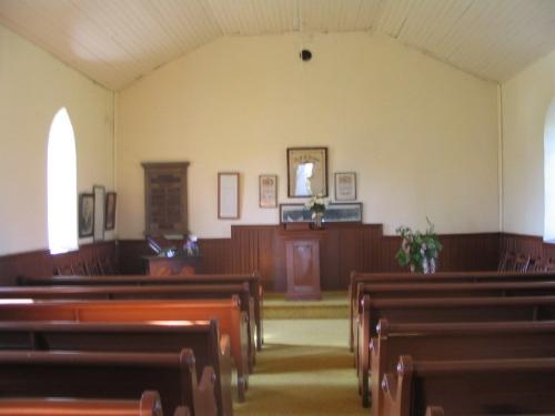 Interior view of church, 2005.; Government of Saskatchewan, J. Kasperski, 2005.