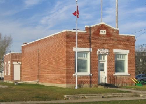 Front and side view of museum, 2005.; Government of Saskatchewan, J. Kasperski, 2003.