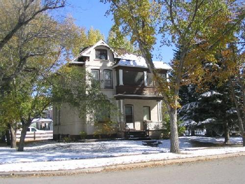 View northeast at front elevation, 2005.; Government of Saskatchewan, Marvin Thomas, 2005.