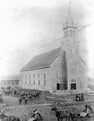 St. Jean Baptiste Church Provincial Historic Resource, Morinville (1927); Provincial Archives of Alberta, A.1927