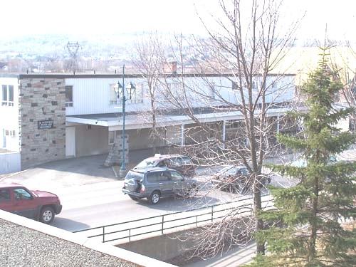 Top view of the front façade of the current Brunswick résidence funéraire; Town of Edmunston
