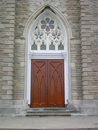 Détail de l'Église de Saint-Laurent; Fondation du patrimoine religieux du Québec, 2003