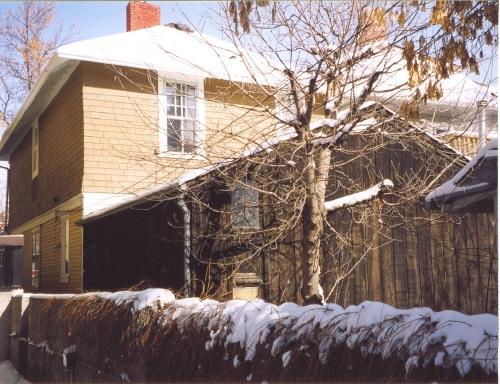 View of the Maxwell Bates addition (March 2002); Alberta Culture and Community Spirit, Historic Resources Management Branch, 2002