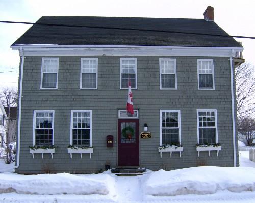 Showing north elevation