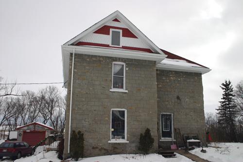 North elevation of the Cottingham-Smith House, Boissevain area, 2006; Historic Resources Branch, Manitoba Culture, Heritage and Tourism, 2006