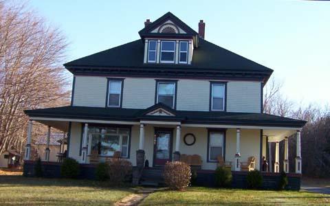 Dr. J.B. McKenzie Home, front elevation - 2004.; City of Miramichi