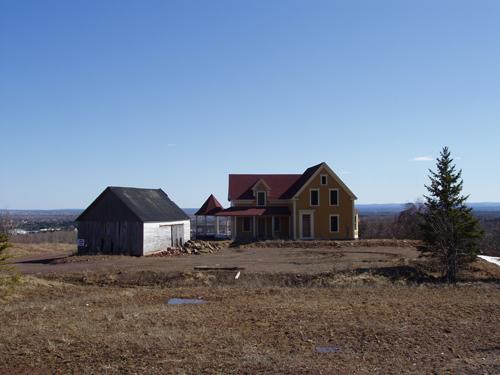The Magnetic Hill Winery features a southern view of Albert County. towards the Bay of Fundy.; Moncton Museum