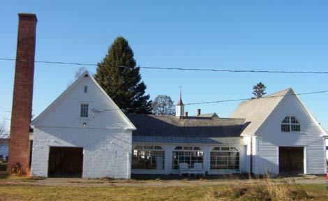 O'Brien's conservatory and heating plant, rear elevation, 2004.; City of Miramichi