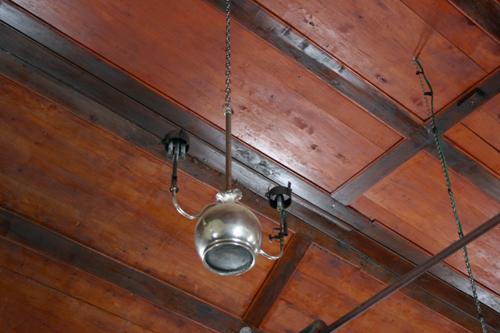 Interior detail of St. Anne's Anglican Church, Poplar Point area, 2006; Historic Resources Branch, Manitoba Culture, Heritage and Tourism 2006