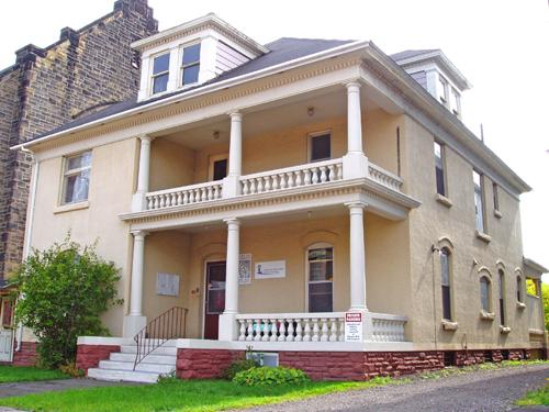 The Central United Church Manse - view from Queen St.; Moncton Museum