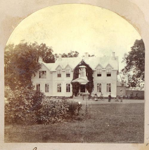 Showing south elevation when Judge Peters resided there; PEI PARO Accession #3466/74.27.3.64