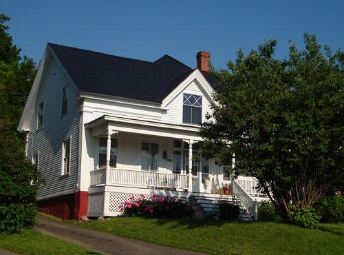 Facade of 105 Grover Street.; Carleton County Historical Society