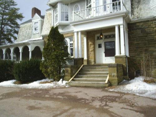 Features of front door area; Town of Sackville