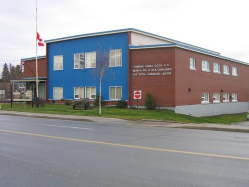 Royal Canadian Legion Branch No. 18, picture of where the War Museum is located.; City of Bathurst