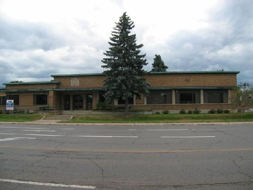 Looking south-west from Queen Street East; City of Sault Ste. Marie