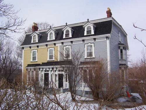 Exterior photo of front facade, looking norteast.  Photo taken February 2005.; HFNL/ Debbie O'Rielly 2006.