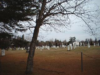 Church of the Immaculate Conception as viewed from the north of the property.; Village of Rexton