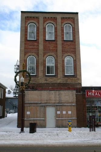 West (Front) Elevation; Susan Schappert, City of Peterborough, 2005